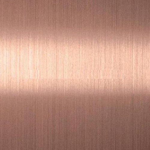 Rose gold stainless steel finish